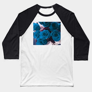 Blue Roses Baseball T-Shirt